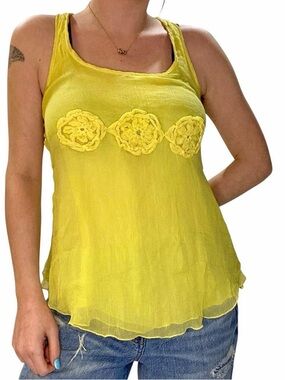 Early 2000’s Yellow Floral Tank